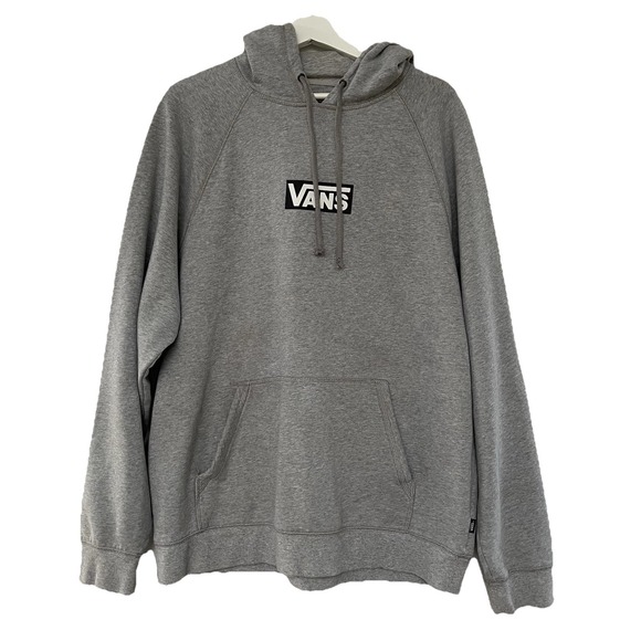 Vans Other - Vans Hoodie Mens XXL Gray Versa Fleece Long Sleeves Pocket Sweatshirt Skater